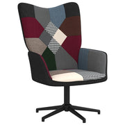 Relaxstoel patchwork stof 62x68x98 cm