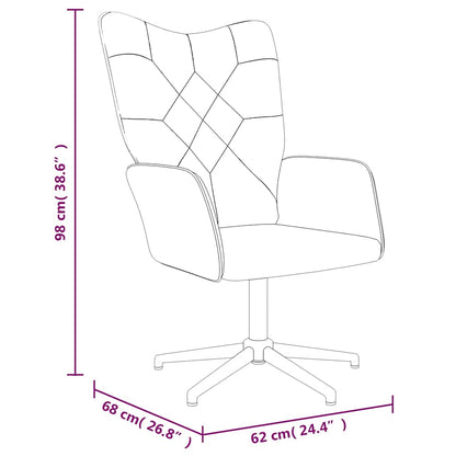 Relaxstoel met voetenbank patchwork stof