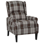 Fauteuil Stof Bruin