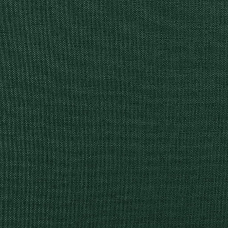 Kruk Met Houten Poten Stof Donkergroen