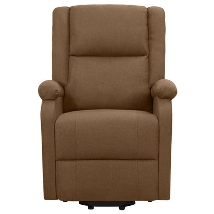 Sta-op-massagestoel stof bruin