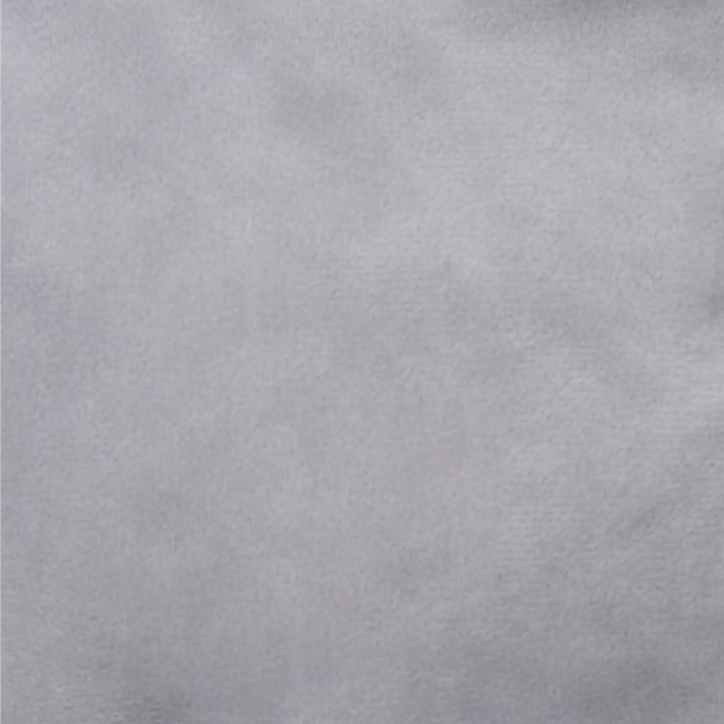 Hondenmand Pluche En Kunstleer Zwart En 69 x 59 x 19 cm Grijs