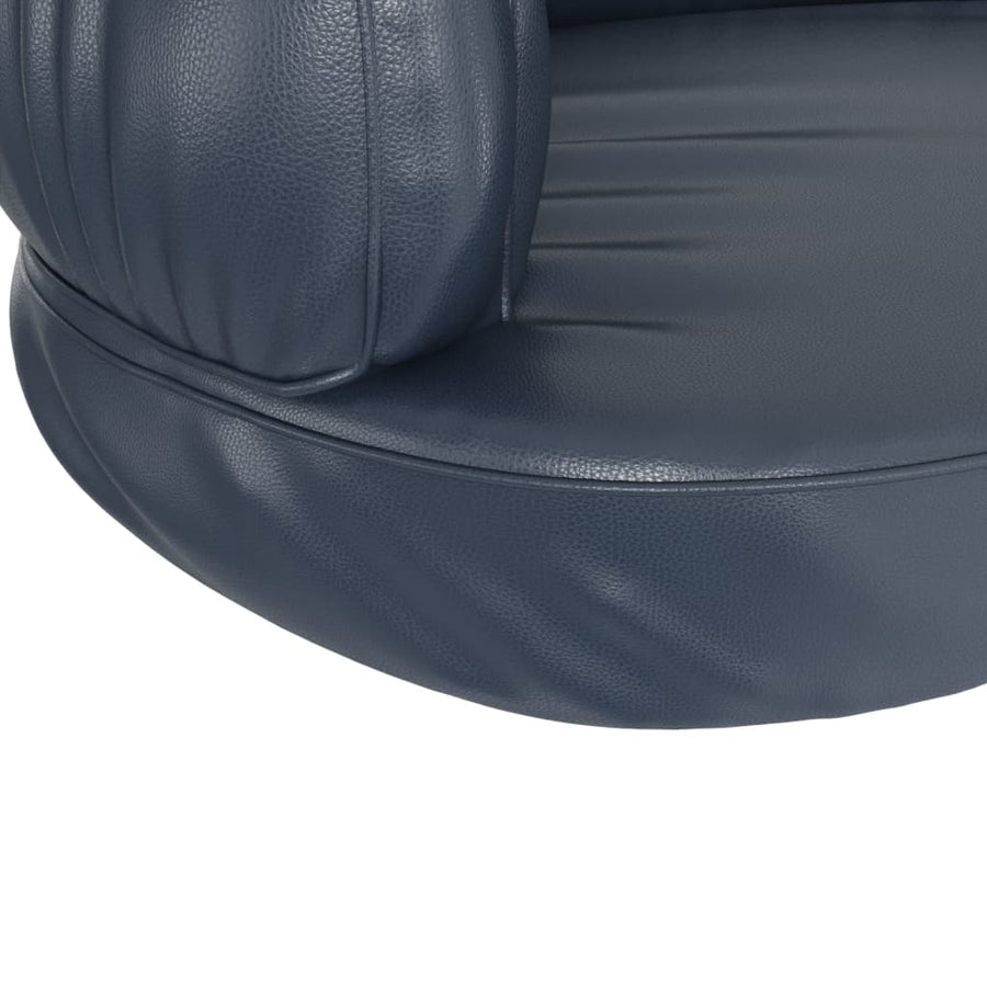 Hondenmand Ergonomisch Schuim Kunstleer 75 x 53 cm Donkerblauw