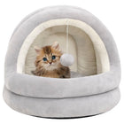 Kattenmand 50x50x45 cm grijs crème