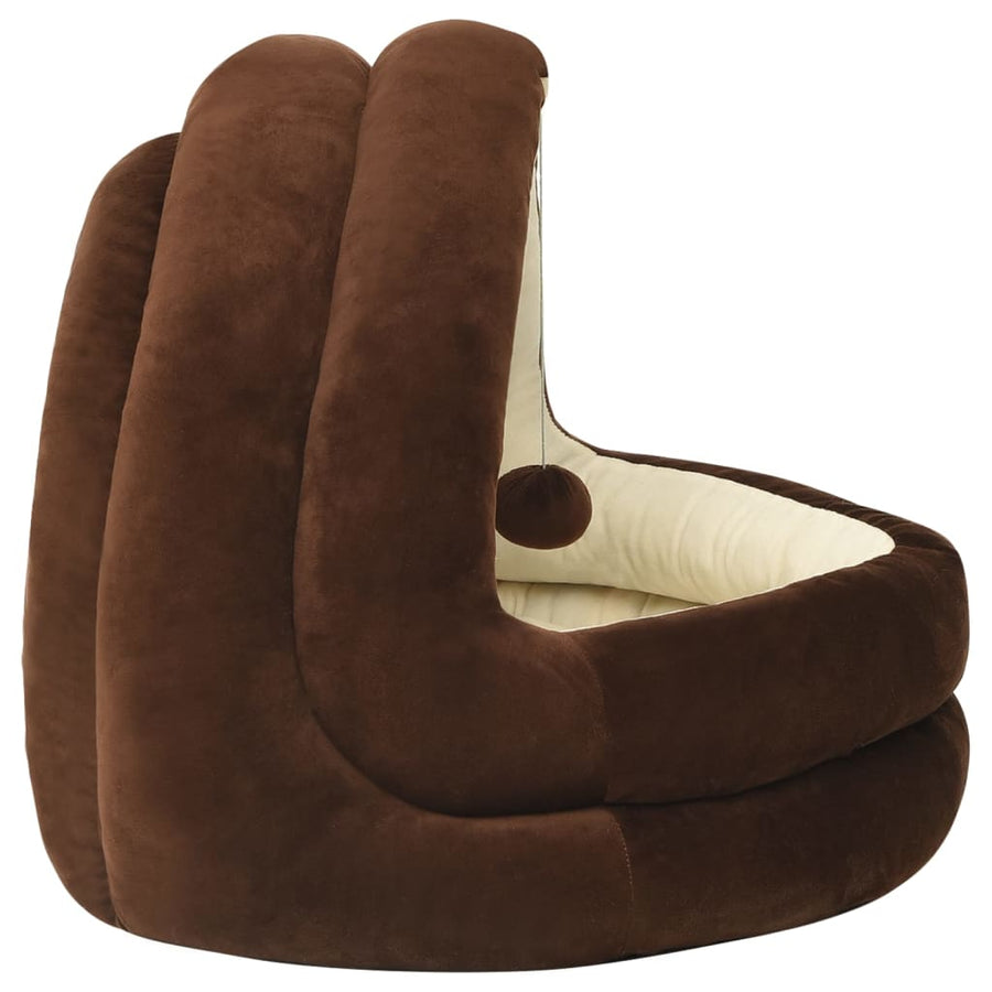 Kattenmand En Crèmekleurig 40 x 40 x 35 cm Bruin