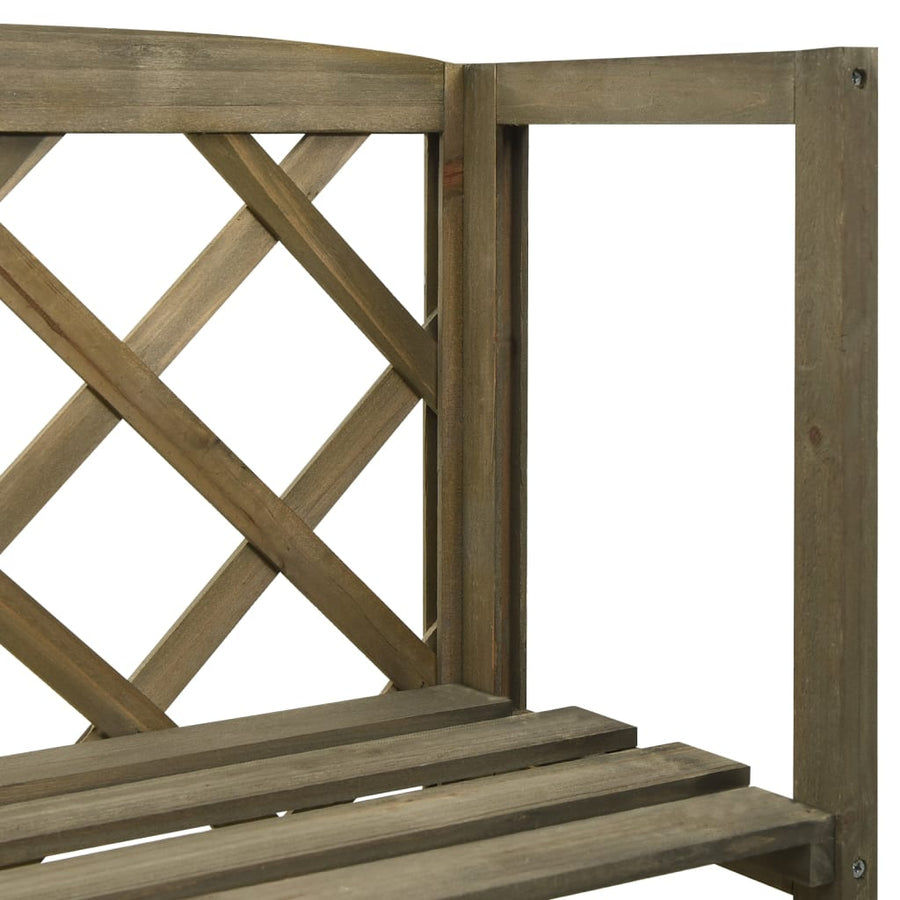 Latwerk Met Schappen 55X30X40 Cm Massief Vurenhout Grijs