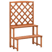 Plantenrek 70x42x115 cm massief vurenhout