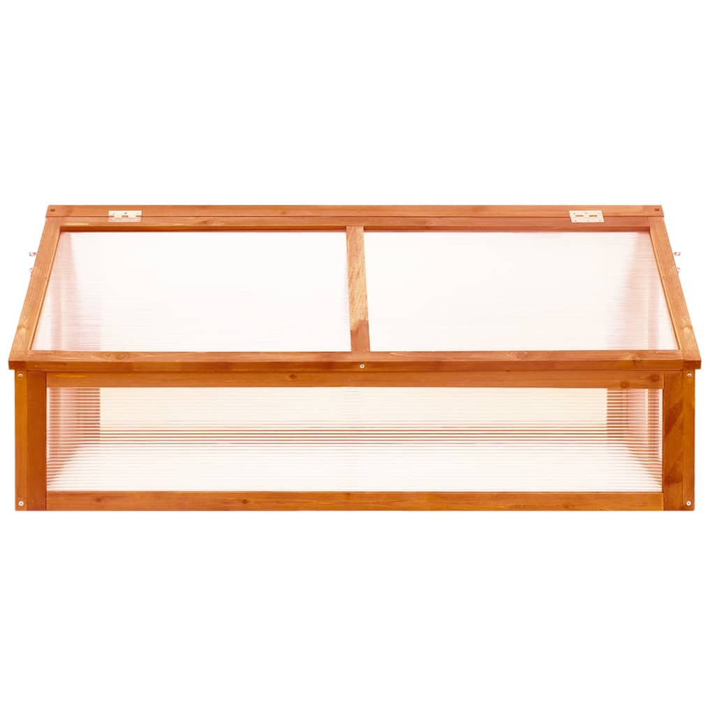 Broeikas 4X80X50 Cm Vurenhout Bruin