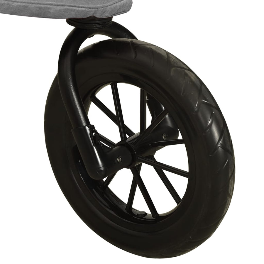 Kinderwagen Staal Lichtgrijs