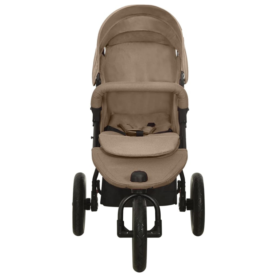 Kinderwagen Staal Taupe