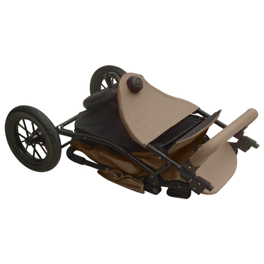 Kinderwagen Staal Taupe