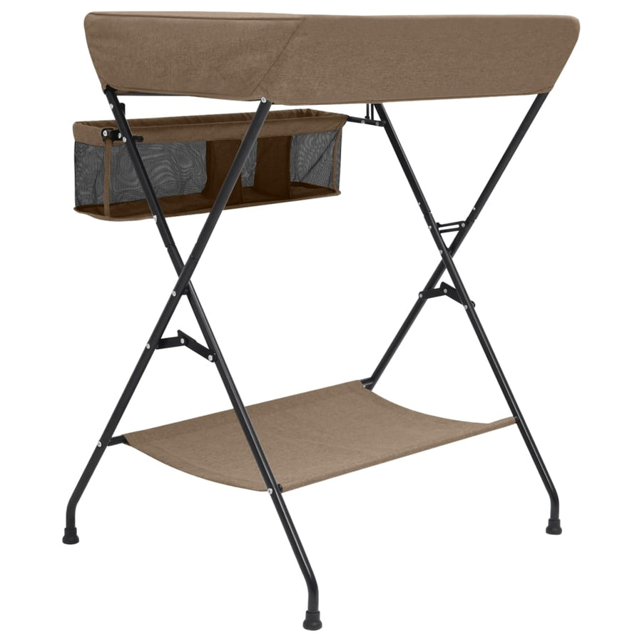 Verschoontafel ijzer taupe Taupe