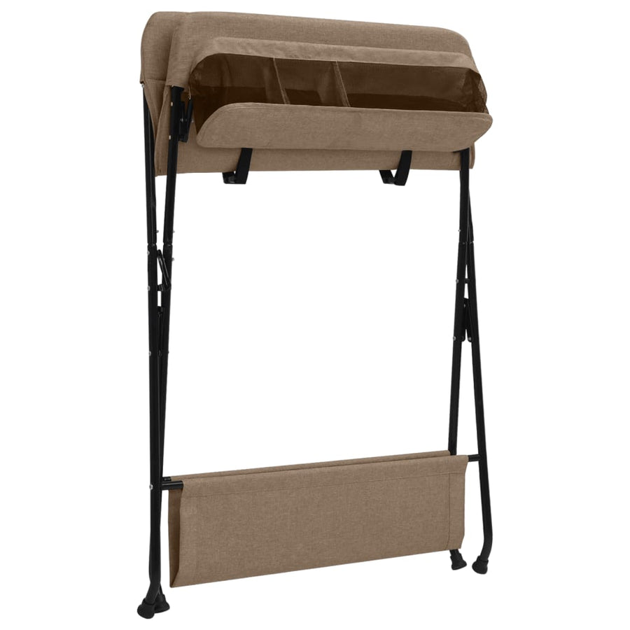 Verschoontafel ijzer taupe Taupe
