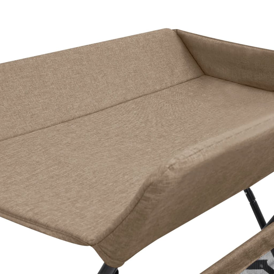 Verschoontafel ijzer taupe Taupe