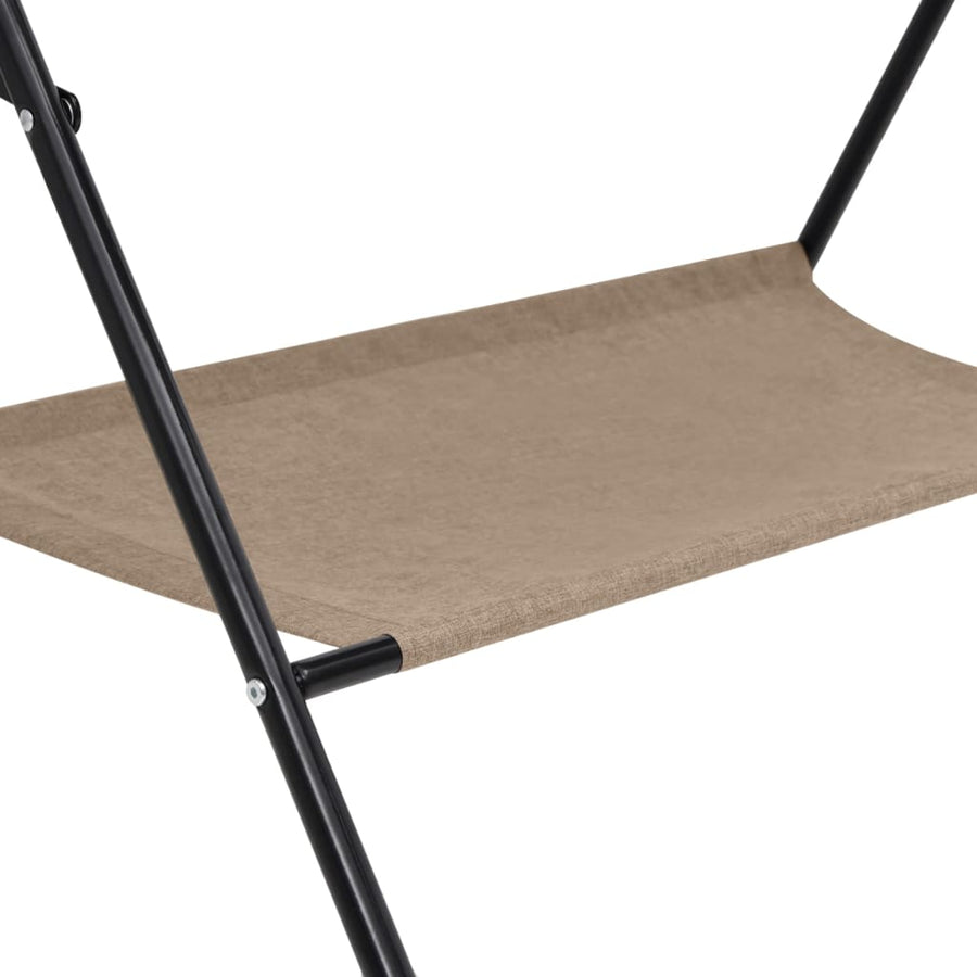 Verschoontafel ijzer taupe Taupe