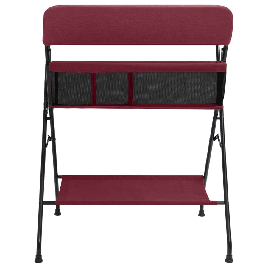 Verschoontafel ijzer rood Rood
