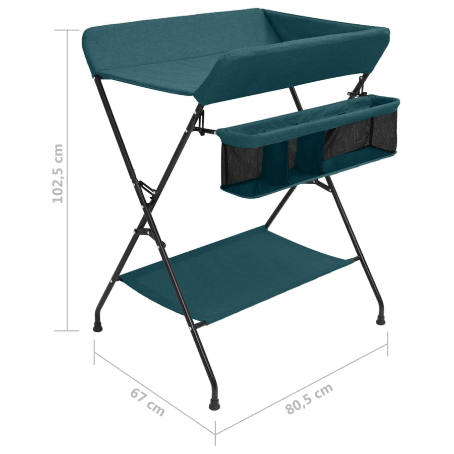 Verschoontafel ijzer groen Groen