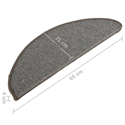 Trapmatten 65 x 21 x 4 cm Grijs