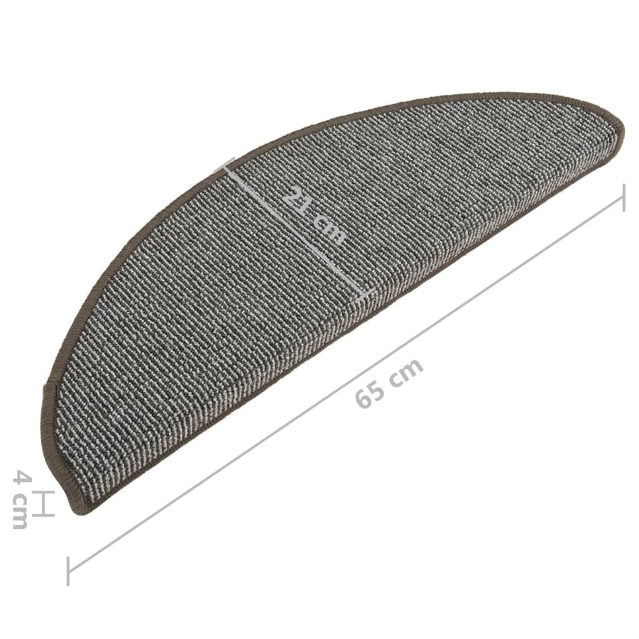 Trapmatten 65 x 21 x 4 cm Grijs