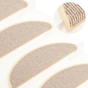 Trapmatten 15 st 65x21x4 cm wit bruin halfrond