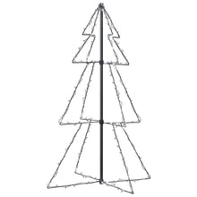 Kegelkerstboom 160 Led's Binnen En Buiten 78X120 Cm Koudwit 120 x 78 cm