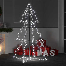 Kegelkerstboom 160 Led's Binnen En Buiten 78X120 Cm Koudwit 120 x 78 cm