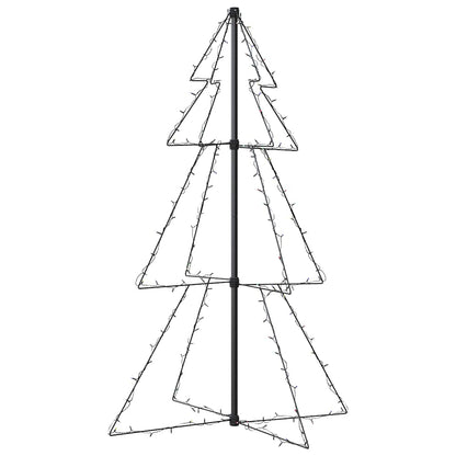 Kegelkerstboom 160 LED's binnen en buiten 78x120 cm