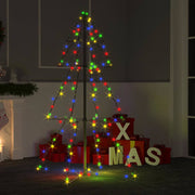 Kegelkerstboom 78x120 cm 160 LED's multicolor