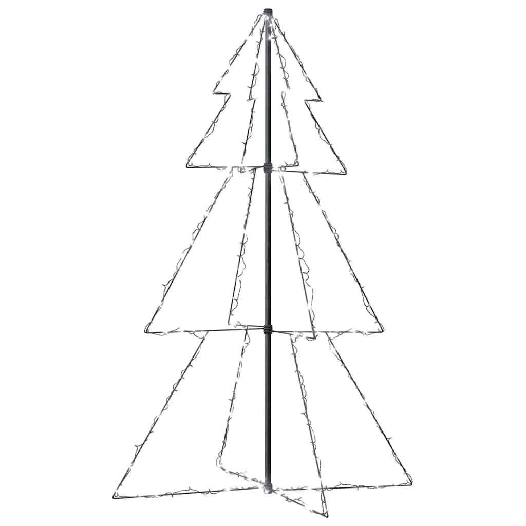 Kegelkerstboom 200 LED's binnen en buiten 98x150 cm