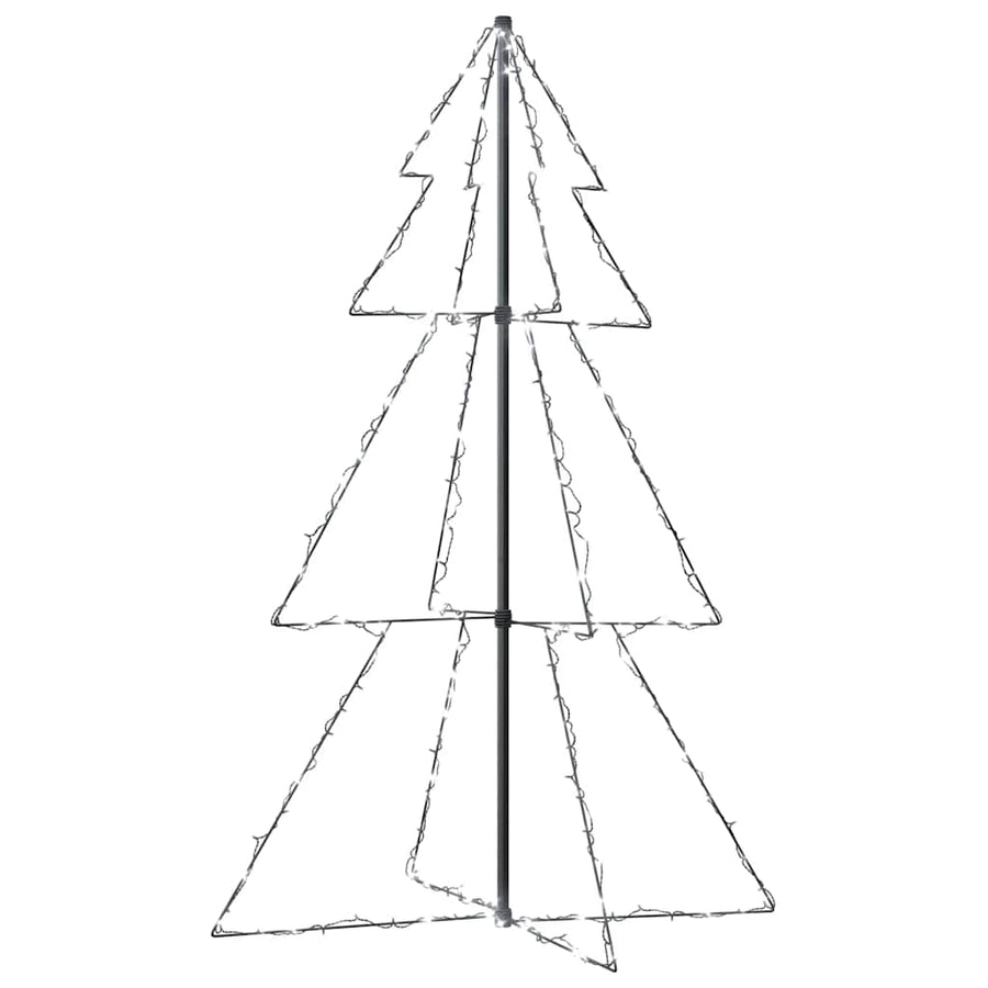 Kegelkerstboom 200 LED's binnen en buiten 98x150 cm