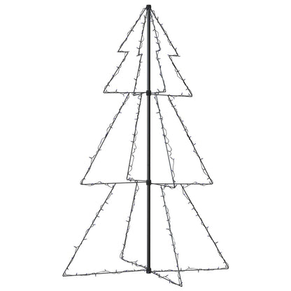 Kegelkerstboom 200 Led's Binnen En Buiten 98X50 Cm 150 x 98 cm Blauw