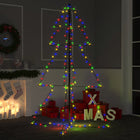 Kegelkerstboom 200 Led's Binnen En Buiten 98X50 Cm 150 x 98 cm Multikleur