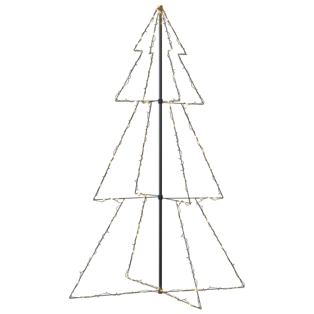 Kegelkerstboom 240 Led's Binnen En Buiten 8X50 Cm 180 x 118 cm Warmwit