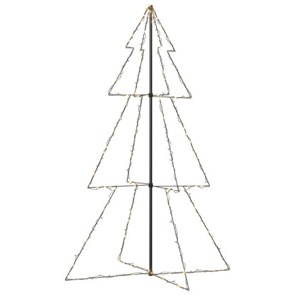 Kegelkerstboom 240 Led's Binnen En Buiten 8X50 Cm 180 x 118 cm Warmwit