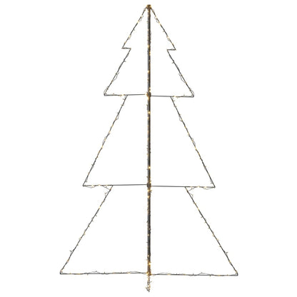 Kegelkerstboom 240 Led's Binnen En Buiten 8X50 Cm 180 x 118 cm Warmwit