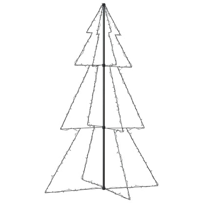 Kegelkerstboom 240 Led's Binnen En Buiten 8X50 Cm 180 x 118 cm Koudwit