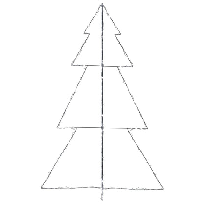 Kegelkerstboom 240 Led's Binnen En Buiten 8X50 Cm 180 x 118 cm Koudwit