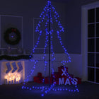 Kegelkerstboom 240 Led's Binnen En Buiten 8X50 Cm 180 x 118 cm Blauw