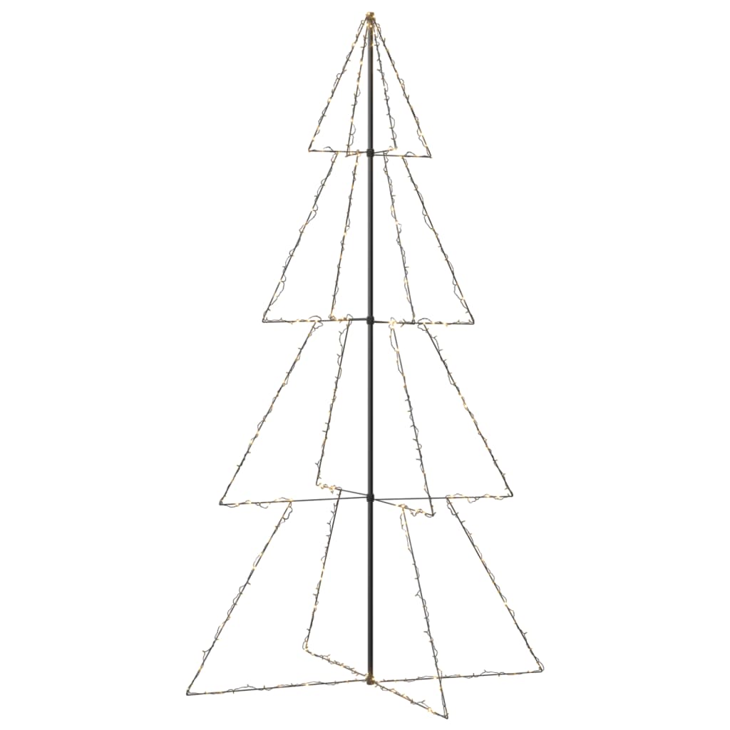 Kegelkerstboom 360 Led's Binnen En Buiten 43X250 Cm 250 x 143 cm Warmwit