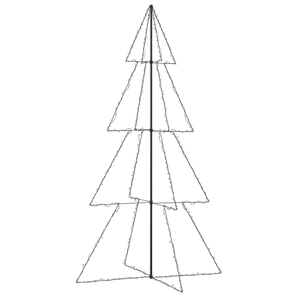 Kegelkerstboom 360 Led's Binnen En Buiten 43X250 Cm 250 x 143 cm Warmwit