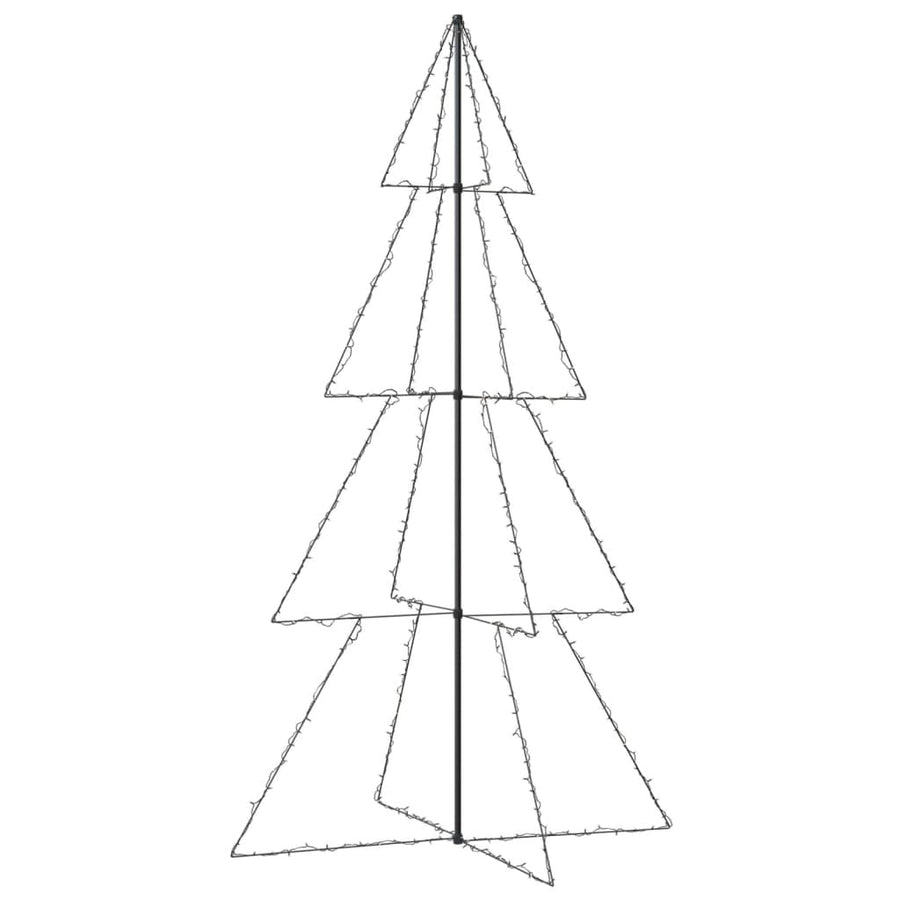 Kegelkerstboom 360 Led's Binnen En Buiten 43X250 Cm 250 x 143 cm Warmwit