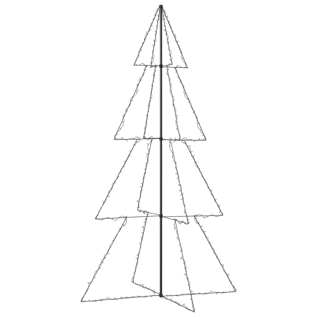 Kegelkerstboom 360 Led's Binnen En Buiten 43X250 Cm 250 x 143 cm Blauw