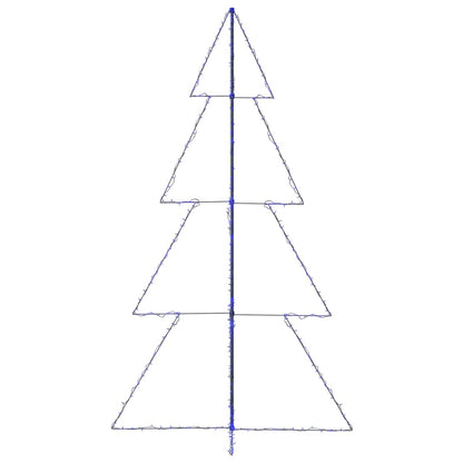 Kegelkerstboom 360 Led's Binnen En Buiten 43X250 Cm 250 x 143 cm Blauw