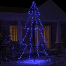 Kegelkerstboom 360 Led's Binnen En Buiten 43X250 Cm 250 x 143 cm Blauw