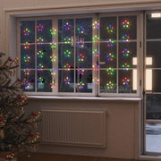 Lichtsnoer gordijn sterren 200 LED meerkleurig 96x216 cm