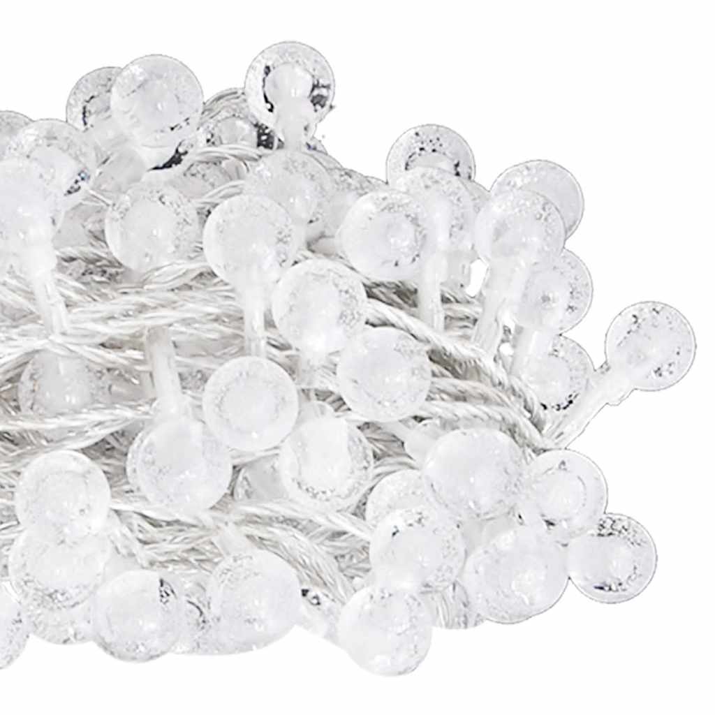 Lichtsnoer met 200 LED's 8 functies warmwit 20 m