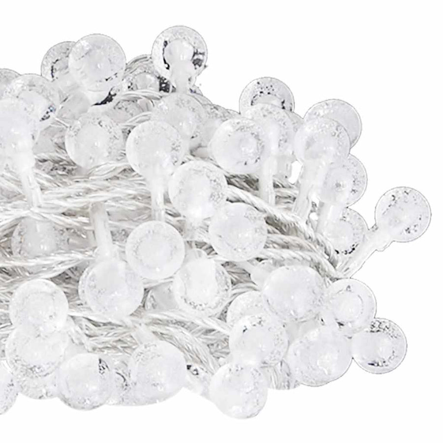 Lichtsnoer met 200 LED's 8 functies warmwit 20 m