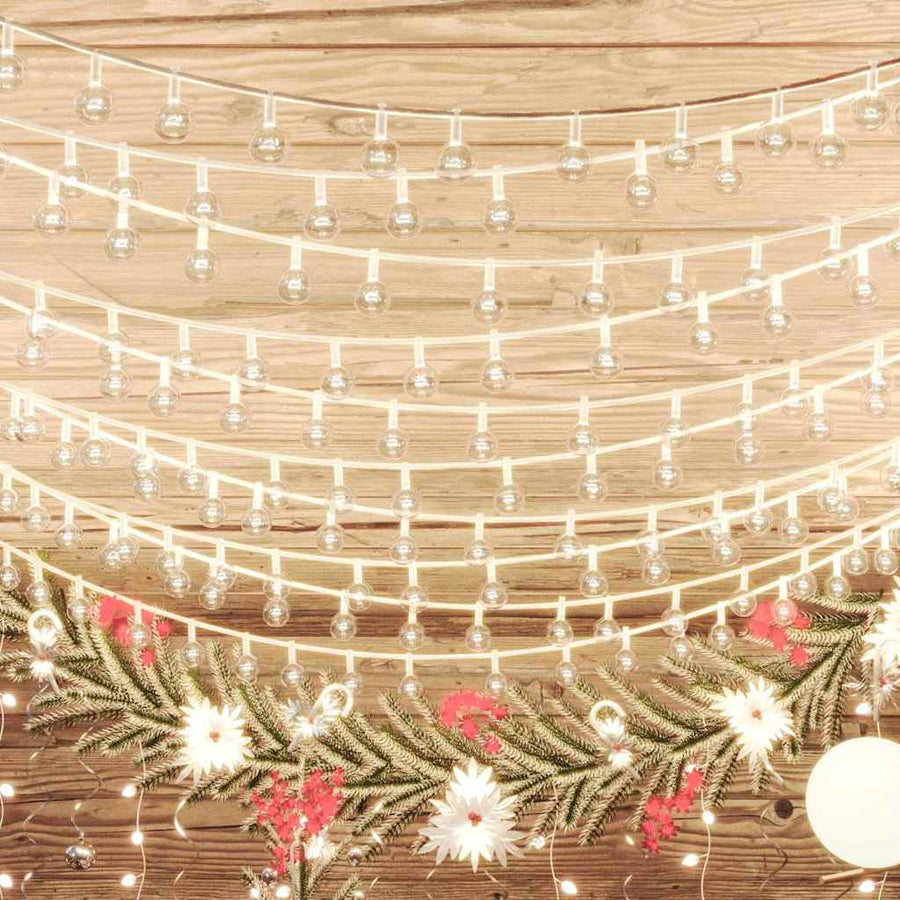 Lichtsnoer met 200 LED's 8 functies warmwit 20 m