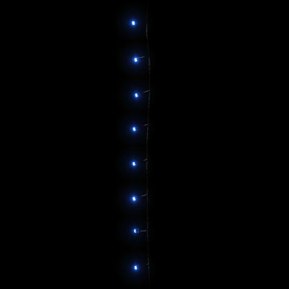 Lichtsnoer met 400 LED's met 8 lichteffecten 40 m blauw 40 m Blauw en zwart