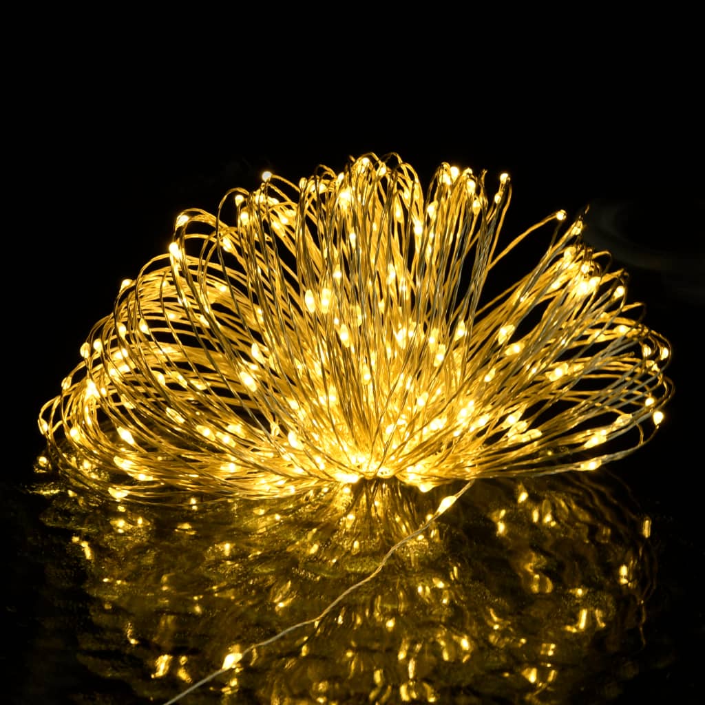 Lichtsnoer Met 400 Microled's 8 Functies 40 M Warmwit